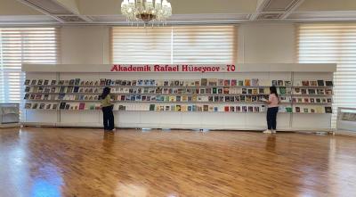 Milli Kitabxanada “Akademik Rafael Hüseynov - 70” adlı kitab sərgisi açılıb