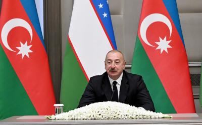 İlham Əliyev: "Özbəkistan yüksək siyasi nüfuza malik ölkəyə çevrilib"
