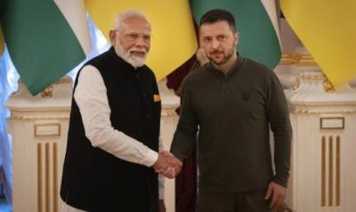 Hindistan və Ukrayna liderlərinin müzakirə etdikləri məsələlər açıqlanıb