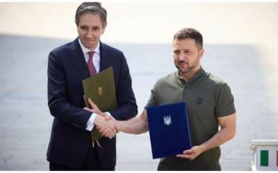 Ukrayna və İrlandiya təhlükəsizlik sazişi imzalayıb