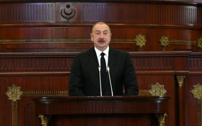 VII çağırış Milli Məclisin ilk iclası keçirilir, Prezident İlham Əliyev toplantıda iştirak edib və nitq söyləyib -  YENİLƏNİB 1