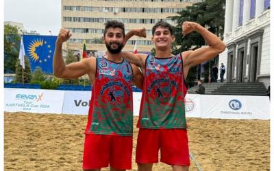 Azərbaycanın çimərlik voleybolçuları Ermənistan təmsilçilərini məğlub ediblər