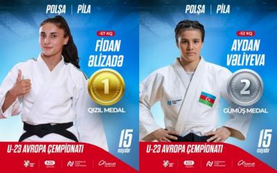 Cüdoçularımız daha bir qızıl və bir gümüş medal qazandılar