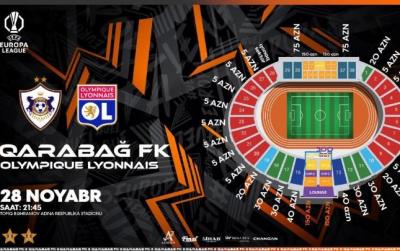 "Qarabağ" - "Lion" oyununun bilətləri satışa çıxır