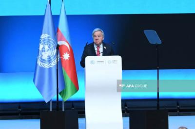 BMT Baş katibi COP29-la bağlı “Böyük İyirmilik” ölkələrinə çağırış edib