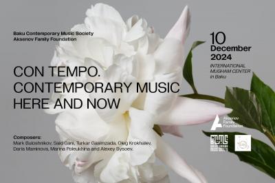“CON TEMPO Müasir musiqi burada və indi” - Konsert proqramı