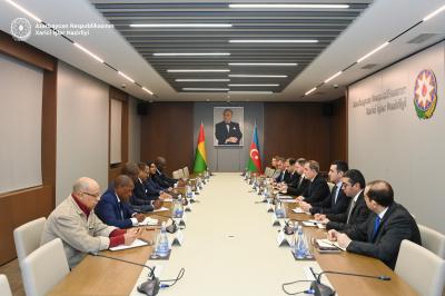 Ceyhun Bayramovla Qvineya-Bisaunun XİN rəhbəri arasında görüş keçirilib -  YENİLƏNİB 1