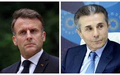 Makron və İvanişvili Gürcüstandakı vəziyyəti müzakirə ediblər