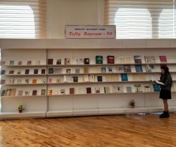 Milli Kitabxanada “Əməkdar incəsənət xadimi Tоfiq Bayram-90” adlı kitab sərgisi açılıb