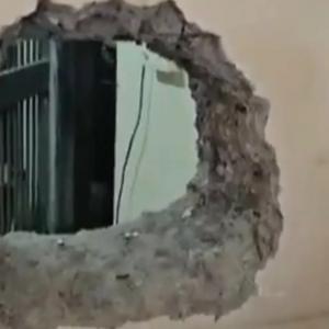 Divarı deşib bankdan oğurluq etdilər