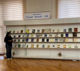 Milli Kitabxanada “Professor Famil Mehdi - 90” adlı kitab sərgisi açılıb