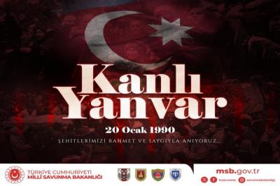 Türkiyə MN 20 Yanvar faciəsinin ildönümü ilə bağlı paylaşım edib