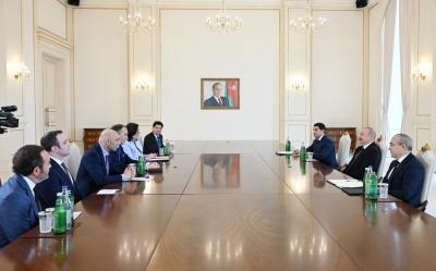 Azərbaycan Prezidenti İsrail İqtisadi Forumunun həmtəsisçisini qəbul edib -  YENİLƏNİB