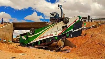 Boliyada avtobus aşdı -  19 ölü