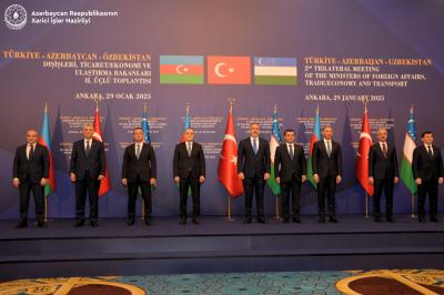Ankarada Türkiyə, Azərbaycan və Özbəkistan arasında II üçtərəfli görüş keçirilir -  YENİLƏNİB