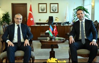 Azərbaycan və Türkiyə arasında bərpa olunan enerji sahəsində əməkdaşlıq müzakirə olunub
