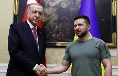 Zelenski Ərdoğanla görüşmək üçün  Türkiyəyə gəldi