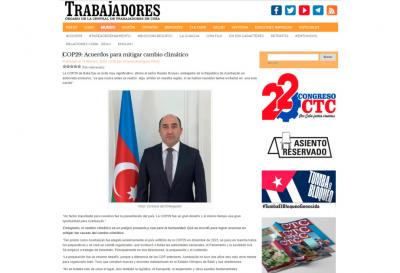 COP29 ciddi nəticələrlə yadda qaldı -  Kuba mediası