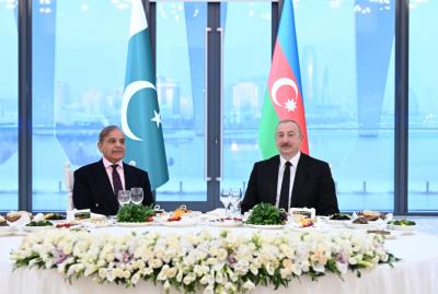 Prezident İlham Əliyevin adından Pakistanın Baş nazirinin şərəfinə dövlət ziyafəti verilib -  YENİLƏNİB