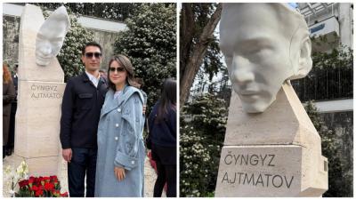 İtaliyada Çingiz Aytmatova abidə qoyuldu