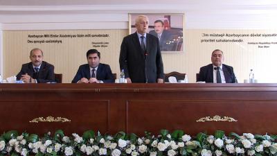AMEA-nın 80, onun Gəncə Bölməsinin yaradılmasının 44 illiyi münasibətilə Gəncədə elmi-nəzəri konfrans keçirilib
