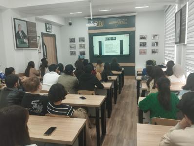 Qara dəniz Texniki Universitetinin dosenti BDU-da elmi seminar keçirib