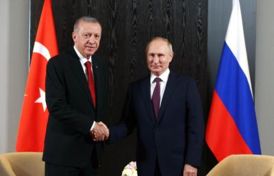Ərdoğan və Putin arasında telefon danışığı olub