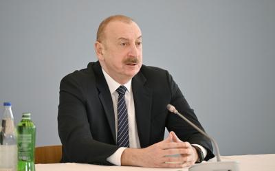 İlham Əliyev: "Hazırda ABŞ-la çox güclü münasibətlər bölgəmiz üçün vacibdir"