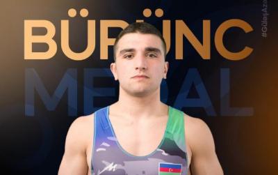 Daha bir güləşçimiz Avropa çempionatında bürünc medal qazandı