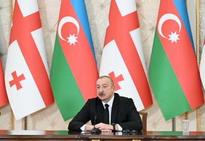 Prezident: "Azərbaycanla Gürcüstan arasında yüksəksəviyyəli təmaslar müntəzəm xarakter daşıyır, siyasi dialoq fəaldır"