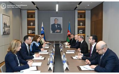 Azərbaycan və Sloveniya XİN başçıları geniş tərkibdə danışıqlar aparıblar -  YENİLƏNİB