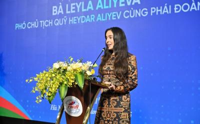 Heydər Əliyev Fondunun vitse-prezidenti Leyla Əliyeva Vyetnama səfər edib
