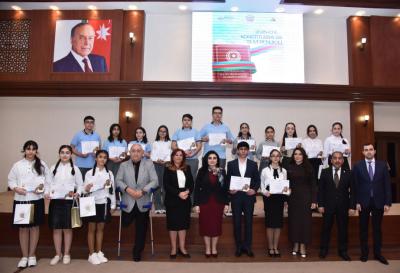 Esse müsabiqəsinin qalibləri mükafatlandırılıb