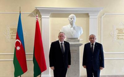 Azərbaycan səfiri Belarusun Ticarət-Sənaye Palatasının sədri ilə görüşüb