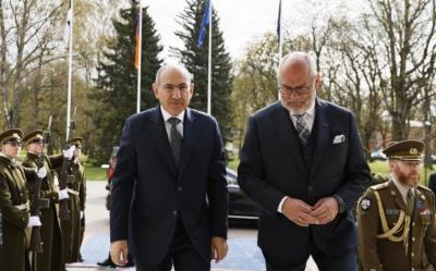 Paşinyan Estoniya Prezidenti ilə Bakı və İrəvan arasında sülh sazişinin imzalanmasını müzakirə edib