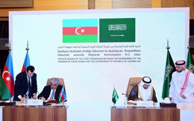 Azərbaycanla Səudiyyə Ərəbistanı hökumətləri arasında anlaşma memorandumları imzalanıb
