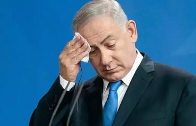 Netanyahunun karteji qəzaya uğradı -  FOTO
