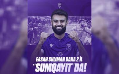 "Sumqayıt" futbolçusu ilə müqavilənin müddətini uzadıb
