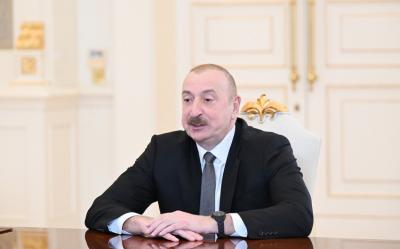İlham Əliyev: Azərbaycanda millətlərarası sülh hökm sürür