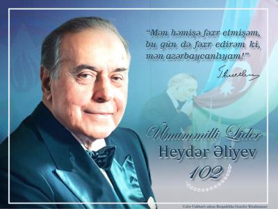 Respublika Gənclər Kitabxanasında Ulu Öndər Heydər Əliyevə və Faşizm üzərində Qələbə Gününə həsr edilən silsilə materiallar hazırlanıb