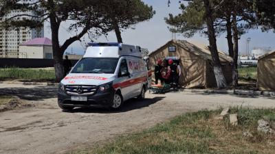 FHN-in təşkilatçılığı ilə Xətai rayonunda kompleks mülki müdafiə təlimi keçirilib