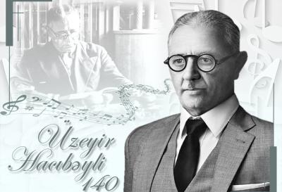Üzeyir Hacıbəylinin anadan olmasının 140 illiyi çərçivəsində kitabxanada silsilə materiallar hazırlanır