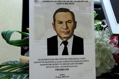 Gəncədə görkəmli şərqşünas alimin anadan olmasının 95 illiyi qeyd olunub
