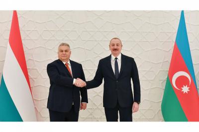 İlham Əliyev və Viktor Orban mətbuata birgə bəyanatla çıxış ediblər - YENİLƏNİB