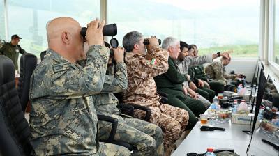Azad edilmiş ərazilərində İranla birgə keçirilən “Araz-2025” təlim davam edir
