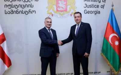 Gürcü nazir Azərbaycan səfiri ilə hüquq sahəsində əməkdaşlığı müzakirə edib
