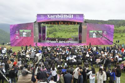 Şuşada “Xarıbülbül” Beynəlxalq Musiqi Festivalının açılışı olub