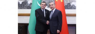 Çin və Türkmənistan strateji tərəfdaşlıq məsələlərini müzakirə ediblər