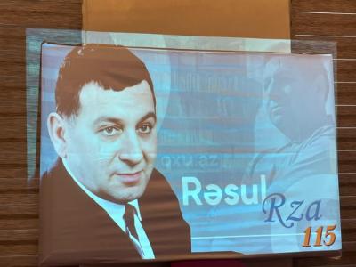 Xalq şairi Rəsul Rzanın 115 illik yubileyi keçirildi