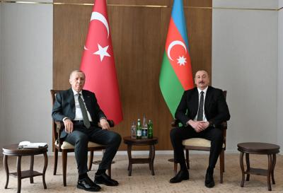 Laçında İlham Əliyevlə Ərdoğan arasında təkbətək görüş olub